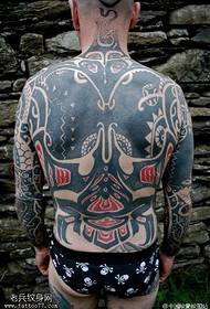 Japonský štýl klasické tetovanie totem