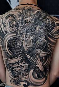 Un mudellu tutale Zhao Zilong di tatuaggi