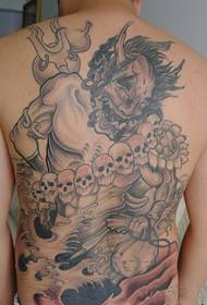 Tattoo фаронсавӣ дар қафо