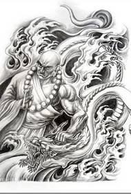 Buong back pattern ng dragon dragon tattoo