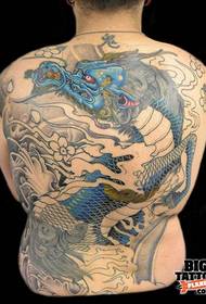 Tatuaggio unicorno posteriore classico alla moda
