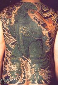 Afikun ẹda dinosaur tatuu apẹrẹ