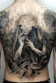 Atmosferiese cool full death tattoo