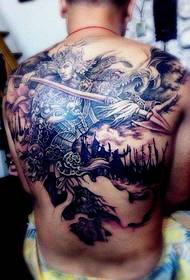 O le tafiaga o le ea i tua o le Zhao Yun tattoo