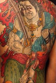 Tattoos dhabarka kala duwan oo noocyo kala duwan leh
