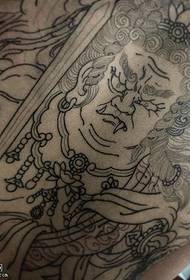 Impresionado patrón de tatuaxe de Ming Wang