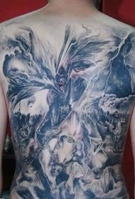 Dominéierend Dräi Kinnekräicher Held Zhao Yun Tattoo