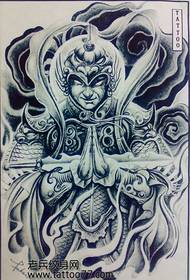 Terzino Wei Wei Bodhisattva manoscritto