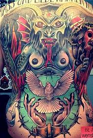 Tatuaggio schiena piena