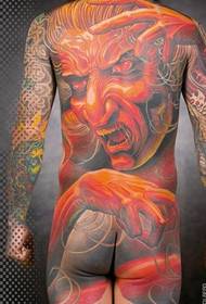 Modello classico tradizionale grande tatuaggio prajna