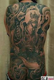 Fantastico personaggio mitico tatuaggio Erlang God