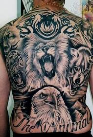 Tatuaggio re leone prepotente cool