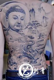 Tatoo kamili la nyuma la tattoo