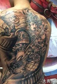 Full back tattoo couple tattoo girl tattoo European and American tattoo