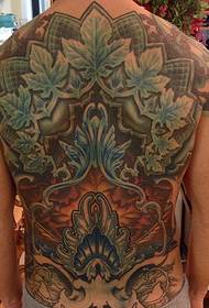 Full back tattoo by Rob Kass, Switzerland