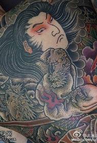 Kinesisk stil klassisk dragon son tatuering mönster