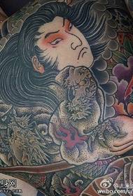 Chinwa style dragon klasik tatoo modèl