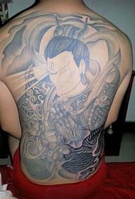 Stylish uye yakazara-kumashure tattoo inoshanda