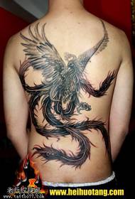 Full av hellig og fascinerende Phoenix tatoveringsmønster