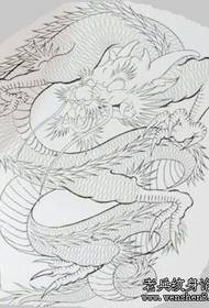 Man Tattoo Pattern: Full Dragon Dragon Pattern Pattern