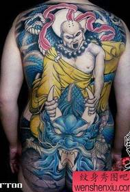 Татуировка шоу, препоръчайте пълен цветен дизайн на дракон дракон татуировка
