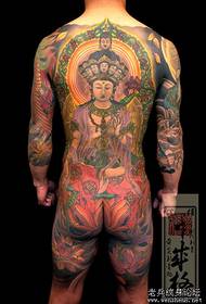 Tatueringsmönster klassiskt helt baksida Guanyin tatueringsmönster (boutique)