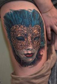 Mask Queen tattoo tattoo pa ntchafu