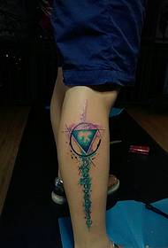 këmbë e re foto tatuazhe gjeometrike totem