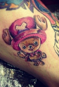 Cute Pop One Piece Choba Tattoo