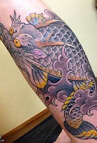 លំនាំសាក់រូបកូនគោ arowana