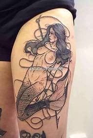 Mermaid zarb naqshining tizzasi
