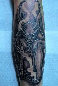 tatuaggio demone alternativo personalità di vitello