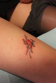 Modèle de tatouage de papillon de beauté Tattoo 39062 - Tatouage de beauté de jambes Sexy Totem