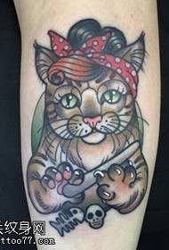 Corak tattoo ucing awéwé