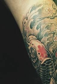 leg squid tattoo litrato dako nga buhok