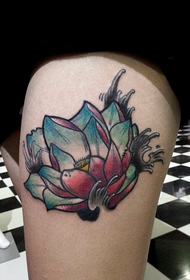 ljepote noge lijepa tetovaža lotosa