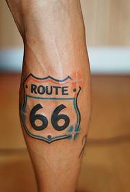 nogo besedilo 66 in angleški tatoo