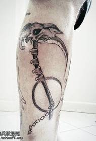 Scythe tattoo maitiro pane mhuru