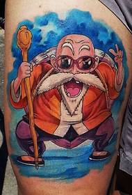 Thigh Dragon Ball Turtle Fairy Tattoo