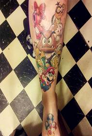 benen de söta och fruktansvärda tatueringserierna