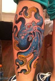 Domineering octopus tattoo pattern