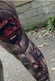 veľmi zlé Horrible noha 3d tetovanie totem