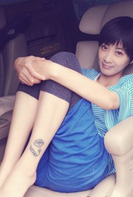 modello di tatuaggio di bellezza stella stella Xu Cuicui gloria mattutina