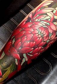 noga barva potonika Tattoo vzorec