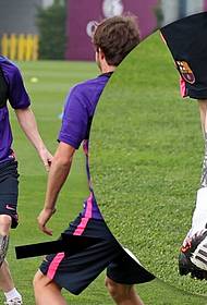 ការចាក់សាក់ផ្កាជើងតារា Messi