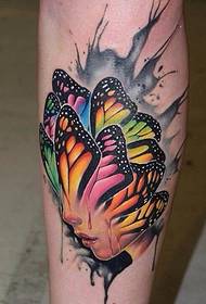 vasikan väri persoonallisuus perhonen tyttö tatuointi malli
