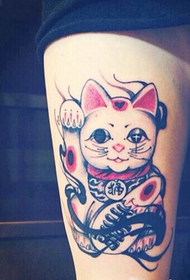 patrún tattoo cat ádh dull