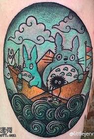 Tatuaggio di cincillà sulla barca a vela
