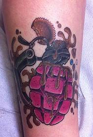 Shank Chocolate Grenade Tattoo