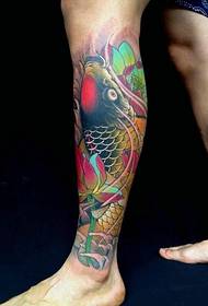 малюнок татуювання кальмарів з кольорами ніг виграє 38691-Сфотографуйте ніжку, яка назавжди тримає дочку в серці